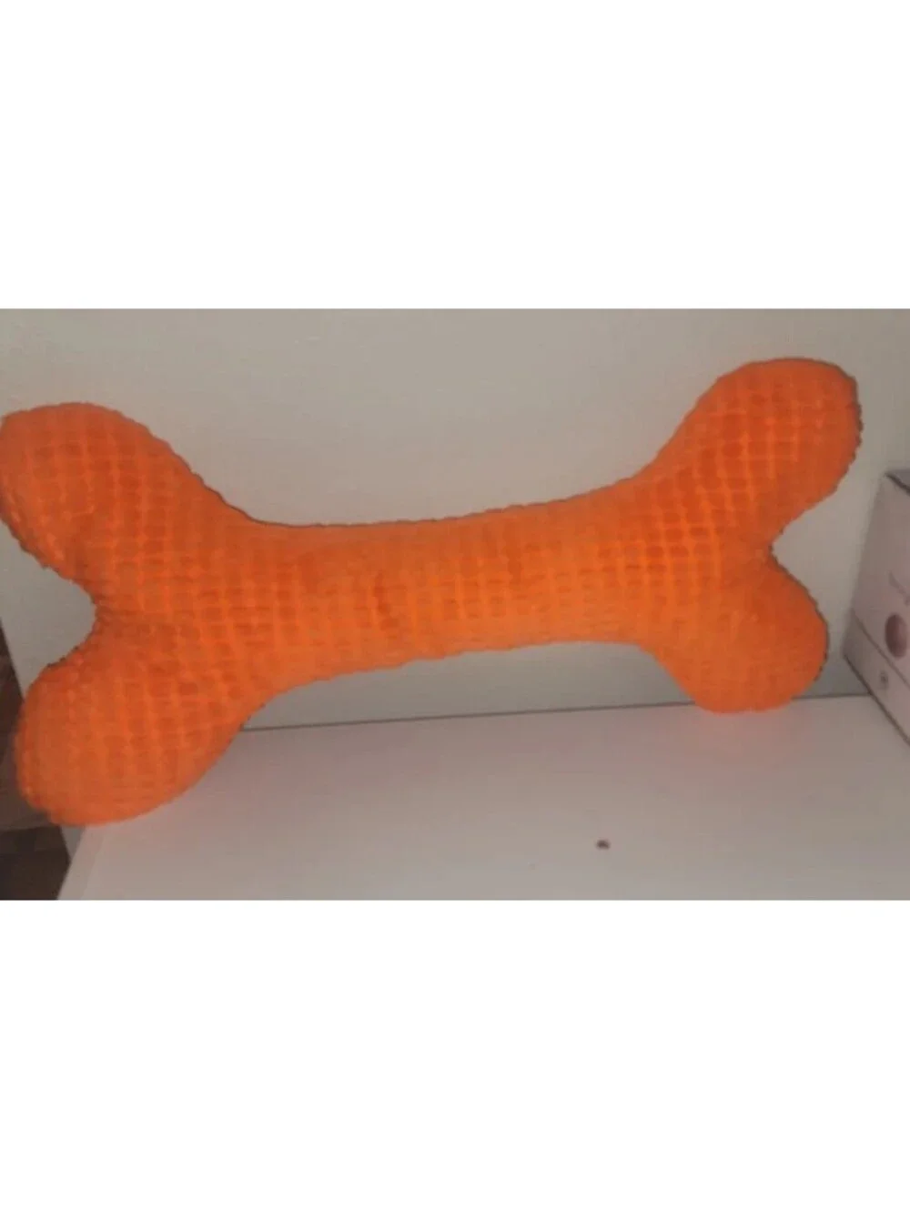 TRICK OR TREAT JUMBO XL ORANGE DOG BONE HALLOWEEN 23